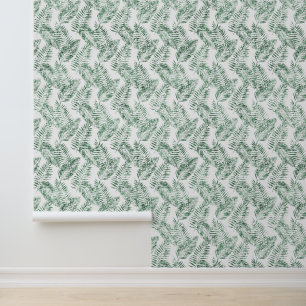 Tropische grüne Blätter Tapete