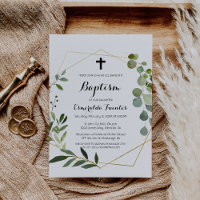 Tropische grüne Blätter überqueren Taufe