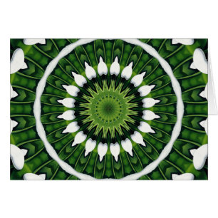 Tropische grüne Mandala