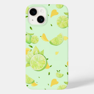 Tropische grüne Zitrusfrüchte SOMMER Orangenlemon  Case-Mate iPhone 14 Hülle
