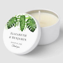 Tropische Grünpflanzen-Hochzeit Individuelle Botan