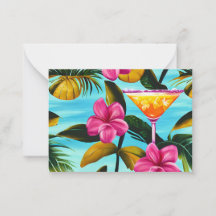 Tropische Hawaiianische Note Card