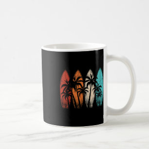 Tropische hawaiianische Surfboards Tropischer Palm Kaffeetasse