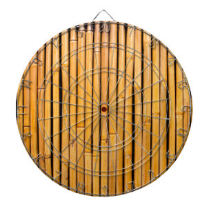 Tropische hawaiische Bambushintergrund-Schablone Dartscheibe