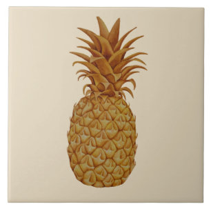 Tropische hawaiische Goldananas-Keramik-Fliese Fliese