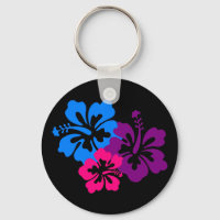 Tropische Hibiskus-Blume in hellen Farben