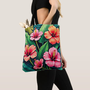 Tropische Hibiskus-Blüten-Kunst