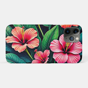 Tropische Hibiskus-Blüten-Kunst Case-Mate iPhone Hülle