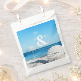 Tropische Hochzeit Ozeanstrand Geschenktütchen