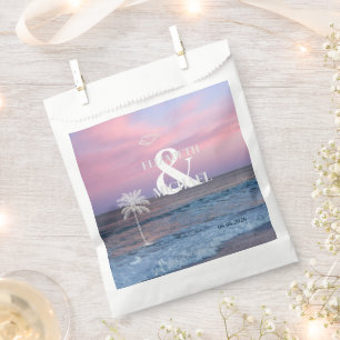 Tropische Hochzeit Sonnenaufgang Ozean Strand Geschenktütchen