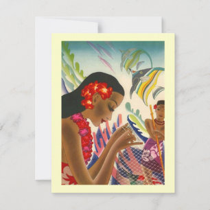 Tropische Hochzeiten retten das Datum Luaus Ankünd Einladung