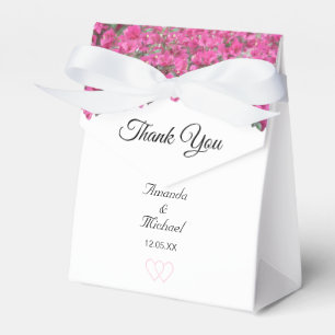 Tropische Hochzeitsblumen Geschenkschachtel