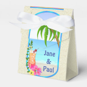 Tropische Hochzeitsfeier Geschenkschachtel