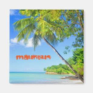 Tropische Insel in Mauritius Magnet