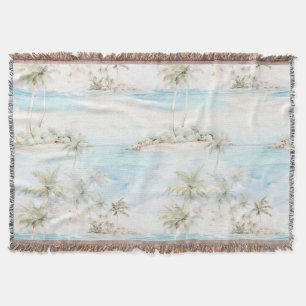 Tropische Insel Palmen Strand Decke