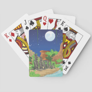 Tropische Insel Spielkarten