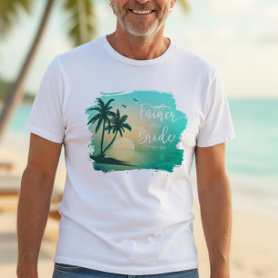 Tropische Insel Vater der Braut Aquamarin ID581 T-Shirt