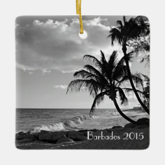 Tropische Insel-Weihnachtsverzierung - fertigen Keramikornament