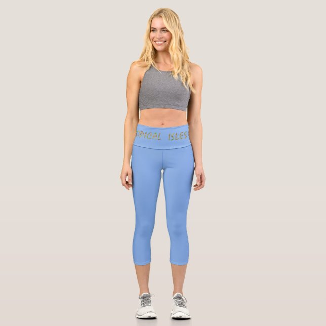 Tropische Inseln - Brand Capri Leggings (Vorderseite)