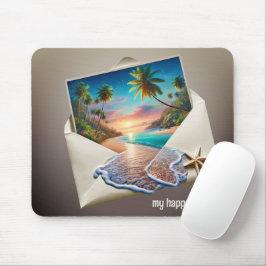 Tropische Inselwelt im Umkreis Mousepad