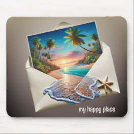 Tropische Inselwelt im Umkreis Mousepad