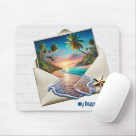 Tropische Inselwelt im Umkreis Mousepad