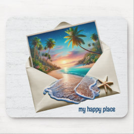 Tropische Inselwelt im Umkreis Mousepad