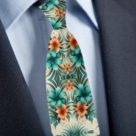 Tropische Iridescence Necktie Krawatte