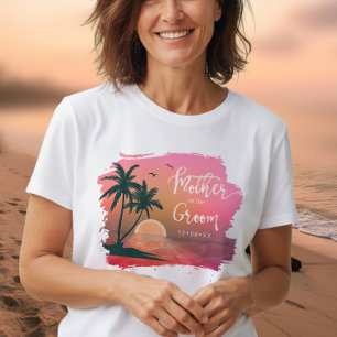 Tropische Isle Mother of the Groom Pink ID581 T-Shirt