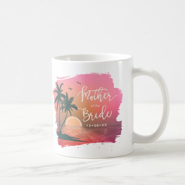Tropische Isle Mutter der Bride Pink ID581 Kaffeetasse (Rechts)