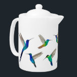 Tropische Kolibris<br><div class="desc">Einzigartige farbenfrohe Tasse für Kolibri-Liebhaber mit verschiedenen tropischen Kolibris, wie zum Beispiel ein filigraner Kolibris, Golden-Schwanz-Saphir, Sapphire-beliebter Hummingbird, Coronet und Schwalbenschwanz. Bilder von originalen Aquarellbildern von Christiane Dobbins.</div>