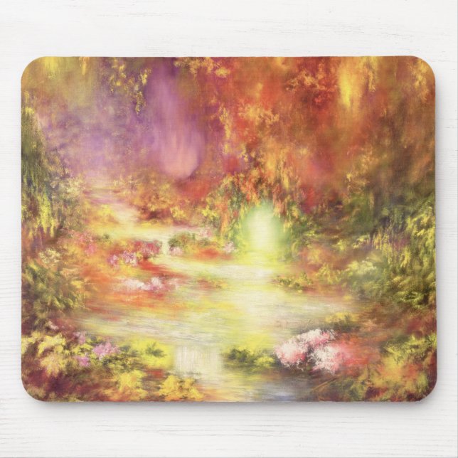 Tropische Landschaft 1990 Mousepad (Vorne)