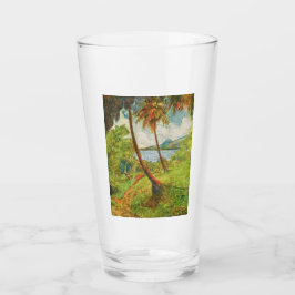 Tropische Landschaft auf Martinique (Charles Laval Glas