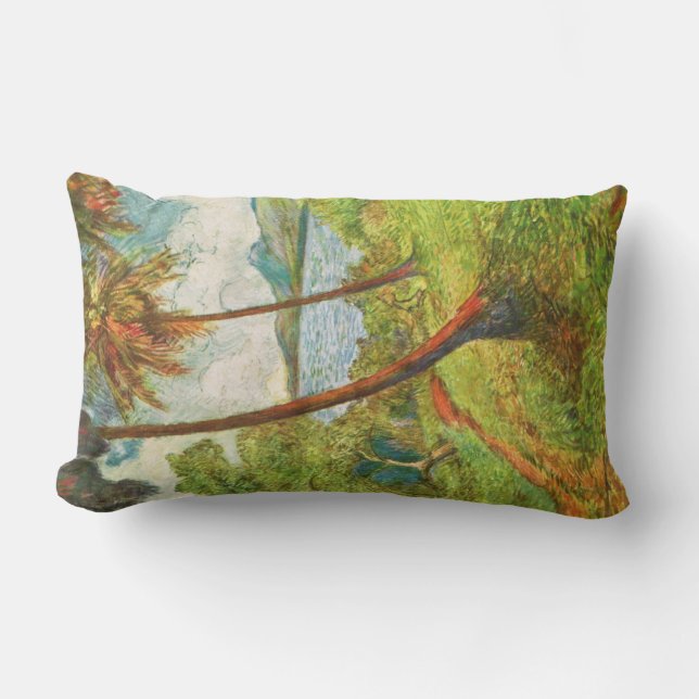 Tropische Landschaft auf Martinique (Charles Laval Lendenkissen (Vorderseite)