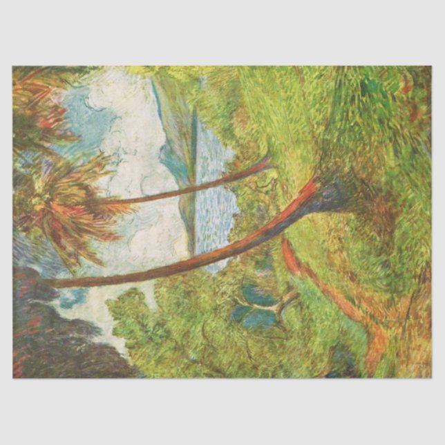 Tropische Landschaft auf Martinique (Charles Laval Seidenpapier (Vorderseite)