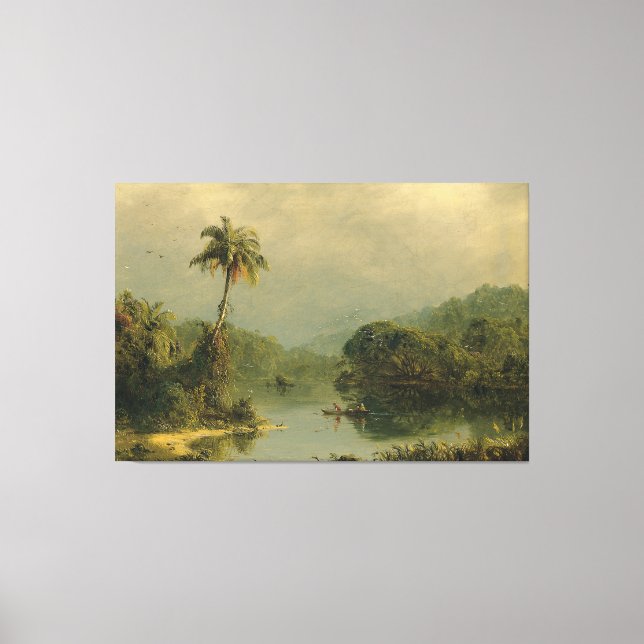 Tropische Landschaft Frederic Edwin Church Leinwanddruck (Vorderseite)
