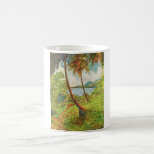 Tropische Landschaft in Martinique (Charles Laval) Kaffeetasse