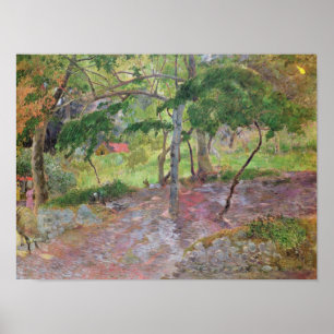 Tropische Landschaft, Martinique, 1887 Poster