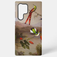 Tropische Landschaft mit zehn Hummingbirds Heade