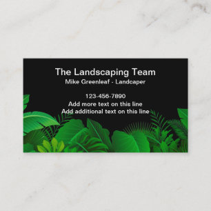 Tropische Landschaften - Business Cards Visitenkarte