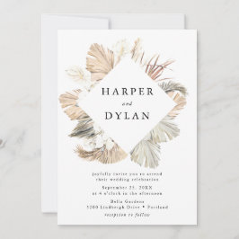 Tropische Liebe Hochzeit der Wasserfarben Einladung