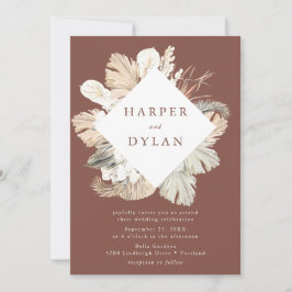 Tropische Liebe Hochzeit der Wasserfarben Einladung