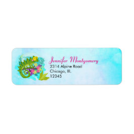 Tropische Lizard mit Blume