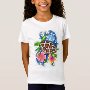 Tropische Meeresschildkröten T-Shirt