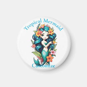 Tropische Meerjungfrau Thunder_Cove Magnet