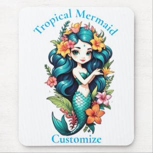 Tropische Meerjungfrau Thunder_Cove Mousepad
