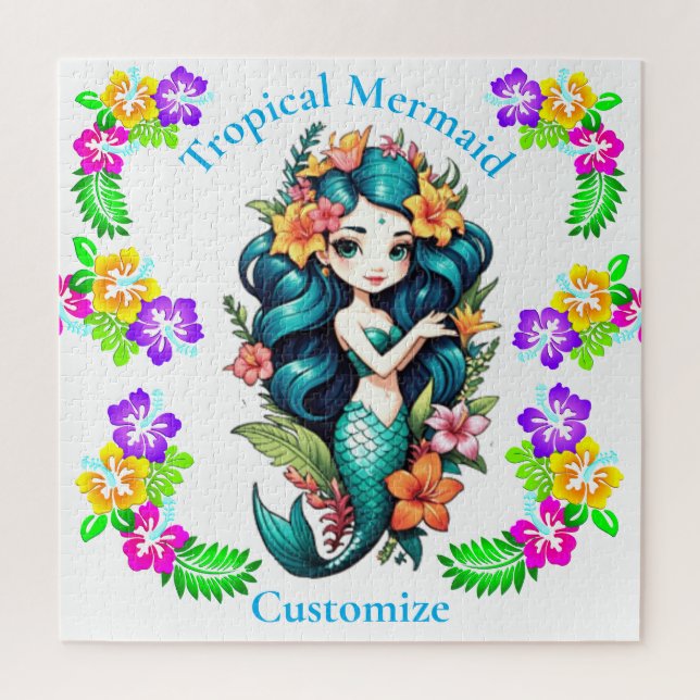 Tropische Meerjungfrau Thunder_Cove Puzzle (Vertikal)