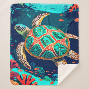 Tropische Meerschildkröte Sherpadecke