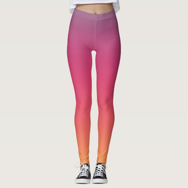 Tropische moderne Steigung des Leggings (Vorderseite)