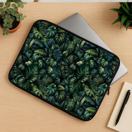 Tropische Monstera Botanische Grüne Dschungel Laptopschutzhülle